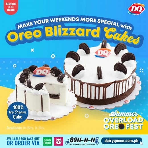 3.3K views · 33 reactions | Make your weekend more special with our DQ Oreo Blizzard Cakes. Have these deliciously exciting 100% ice cream cake today! | Dairy Queen | Facebook