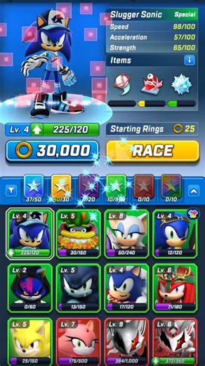 Upgrading slugger sonic to LVL 5 SFSB