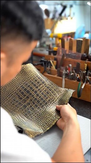 Handcrafted Luxury Alligator Watch Strap Process | From Raw Leather to Finished Masterpiece