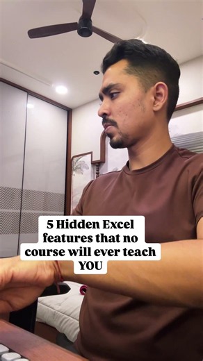 5 Excel Features Seniors Use Daily — Freshers Don't Know #shorts #exceltips
