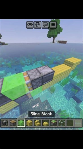 How to make a motor boat in minecraft #minecraft #shorts