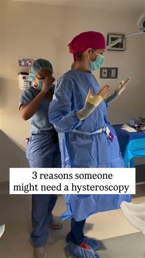 Why might someone need a hysteroscopy? A hysteroscopy allows a doctor to look inside the uterus to