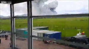 Gunpowder factory explosion caught on tape
