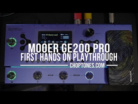 Mooer GE200 Pro Li | First Hands On Playthrough Demo