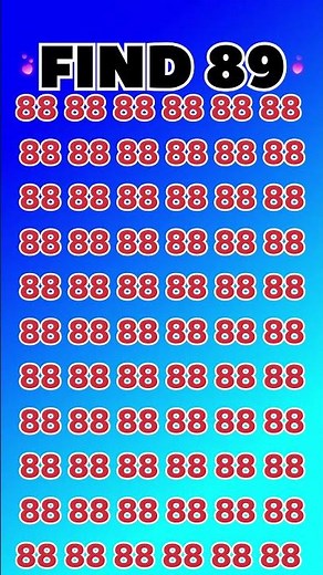 Find the number 89 #puzzlegame #mathstricks #quiztime #iqtest