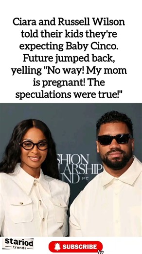 😭 CIARA & RUSSELL SURPRISE KIDS WITH BABY CINCO! Future's Reaction! ❤️👨‍👩‍👧‍👦 #shorts #Ciara