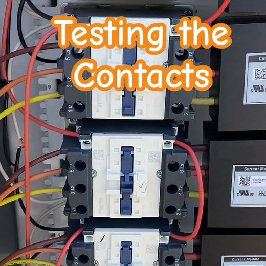 How to test contacts using an ohm meter. Musco control panel.