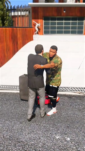 GTA 5 Storyline | Michael Surprises Franklin with a New Car #gta5