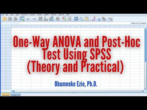 SPSS: One-Way ANOVA and Post Hoc Test (Estimation and Interpretations)