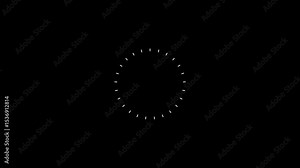 Circle Burst Animation Shiny black Screen Transition, Circles fireworks explosion line shape blast, ellipse blast animation Circle bursting. Fast movement of modern fireworks explosion. 4K