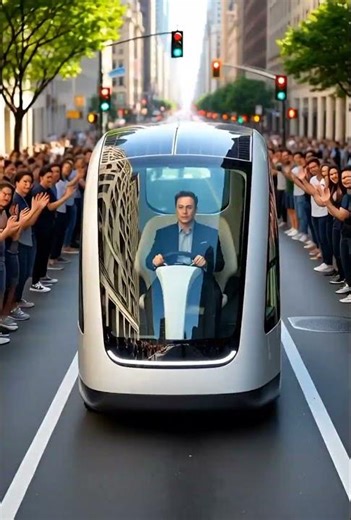 Elon Musk Rides Solar Pod in City 😱 | Future Transport 2025