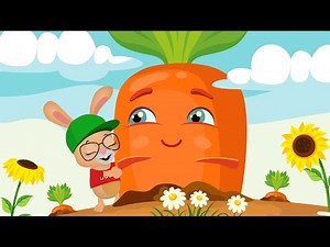 Кролик БОБО и МОРКОВКА 🐰🥕 - Веселая песенка мультфильм для детей - Учимся с кроликом Бобо