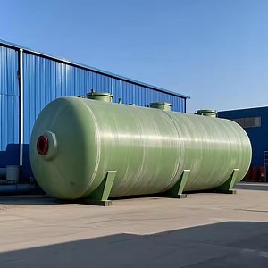 [Hot Item] Fiberglass Hydro Chloric Acid Container Storage Tank FRP GRP Chemical Storage Equipment