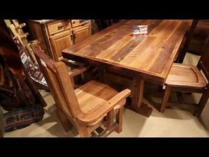 Harvest Barnwood Dining Table / Farmhouse Reclaimed Table