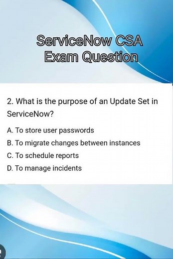 ServiceNow CSA Exam Questions #servicenowcsa #servicenowtutorial