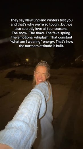 Maggie on Instagram: "if you know you know. we’re built different 🥴 #boston #newengland #massachusetts #bostonreels #snow"