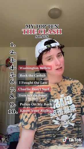 one of my favorite bands! #theclash #topten #songranking #punk | Songs Ranking