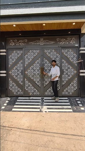 Sliding with Folding CNC Gate Design #aksteelpoint #slidinggate #gatedoor