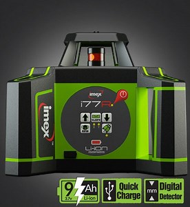 iMEX i77R Rotating Laser Level - Red Beam | iMEX Lasers