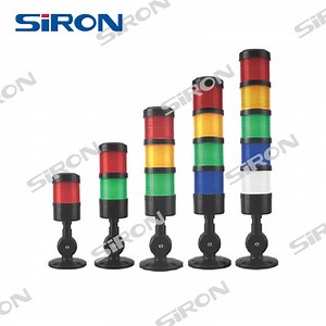 [Hot Item] Siron D014-1~D014- (Z) Bendable Five Color LED Tower Light Multi-Functional LED Signal Warning Light RS485 Intelligent Signal Light