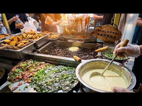 Street Food China Live | Chinese Fried Meat Pancake Street Vendor POV