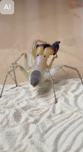 The massive Solifuge intercepts the agile hunter mid-air. When the desert architect strikes, resistance is futile. #Solifuge #JumpingSpider #Arachnids #DesertSurvival #InsectClash ⚙️ AI-generated dramatization — Witness the incredible speed of arthropod territorial encounters. | Golden moments