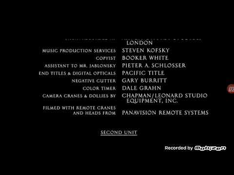 THE ISLAND (A MICHAEL BAY FILM 2005) End Credits