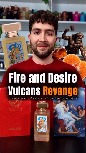 Rodrigo 🇵🇹 on Instagram: "A new masterpiece added to the @buyargos collection ? 🔥 Reviewing Fire and desire Vulcans Revenge RN10 FOR 10% OFF ANYTHING ARGOS RELATED This fragrance tells the tale of 3 Gods (Venus, Mars and Vulcan ) The story of a passionate secret affair that was later caught in complete fury by a deceived husband. It begins capturing venuses sensual allure introducing you to the juiciest most luminous combination of tangerine and tuberose. Bright , passionate and full of life.