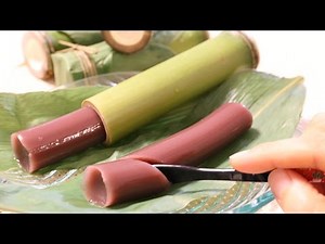 How to make Wagashi Bamboo Tube Mizu-Yōkan ～和菓子 竹筒水ようかん 作り方