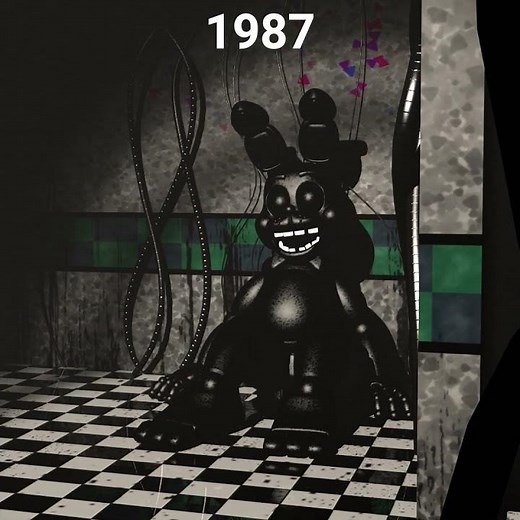 FNAF Shadow Bonnie over the years