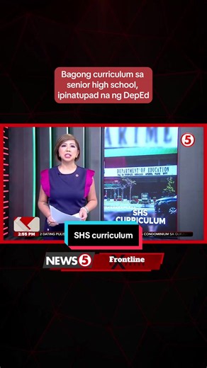 #FrontlineExpress | Ipinatupad na sa mga paaralan ang mas pinagtibay umanong curriculum sa senior high school.