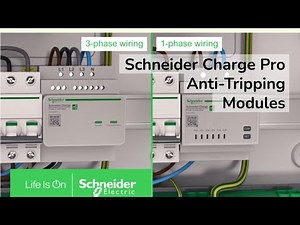 How to install and pair Anti-tripping modules for Schneider Charge Pro | Schneider Electric