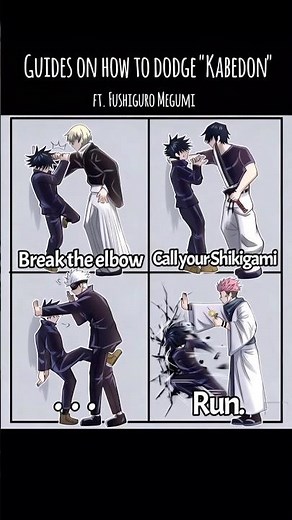 guides on how to dodge "kabedon"✨ #jujutsukaisen #anime #jjk #viral #shorts