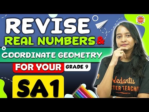 Real Numbers And Coordinate Geometry Class 9 In Telugu | For SA-1 ‪@vedantutelugu8910‬
