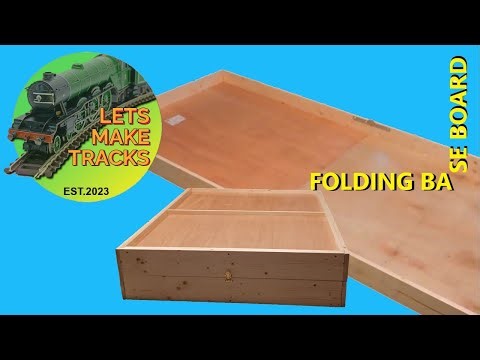 Folding TT120 Model Railway Base Board | Compact & Portable!