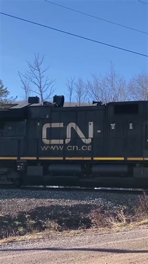 CN 120 going through the Wentworth Valley #train #railway #railfaning #railroad #railfan