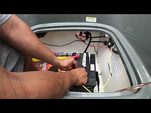 Connecting a battery in a 2020 bayliner element