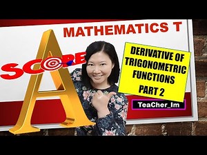 STPM MATH T - SEM 2 - DIFFERENTIATION OF TRIGONOMETRIC FUNCTION - PART 2