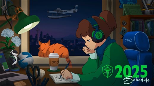 10K views · 99 reactions | Our 2025 MLS Schedule: Lofi Girl Edition  | Seattle Sounders FC | Facebook