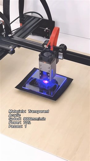 How to Engrave Clear Acrylic with NEJE 5 & A40630