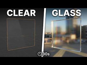 How to Make Realistic Glass in Blender (30 Seconds!)