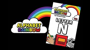 Alphabet Rainbow - Letter N
