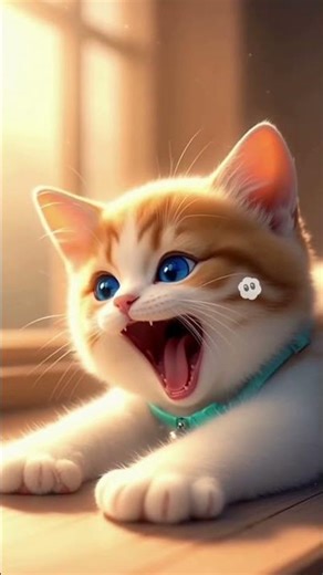 FLUFFY KITTEN #fluffy #catcute #kitten #cuteanimal