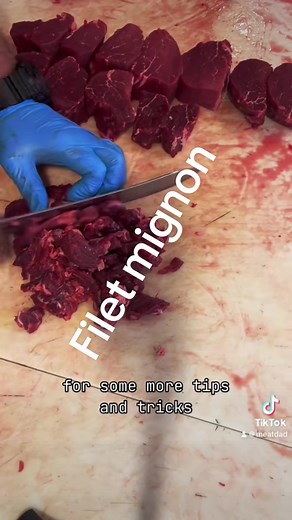 How to Trim and Slice a Beef Tenderloin into Filet Mignon Steaks