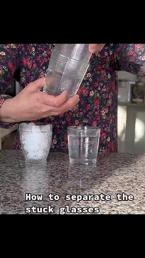 How to Separate Stuck Glasses Easily