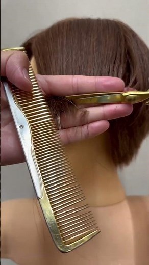 カッコいい動くショートカット/Short Haircut #hair #haircut #단발펌스타일#헤어컷