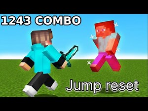 “How to MASTER Jump Resets in Minecraft Bedrock PvP (Win Every Fight!)”