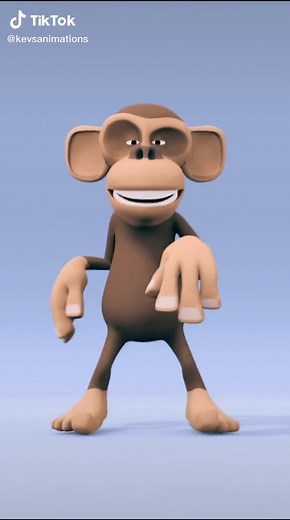 Monkey shuffle #fyp #3danimation #monkey #forfun #cartoon #dance