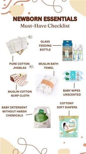 Newborn Essentials Checklist | Baby Must Haves for New Parents