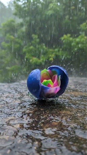 Found an ALIEN Flower Bloom in the Rainforest 👽🌺 #forestcore #naturemystery #shorts